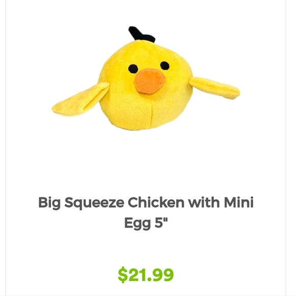 Dog toy: Chick with bonus toy inside - Picture 8 of 8